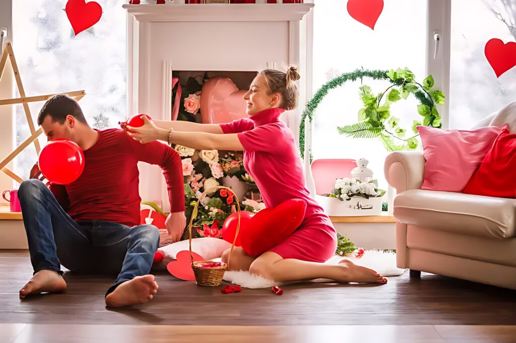 Valentine's Day Decorating Ideas with Balloons